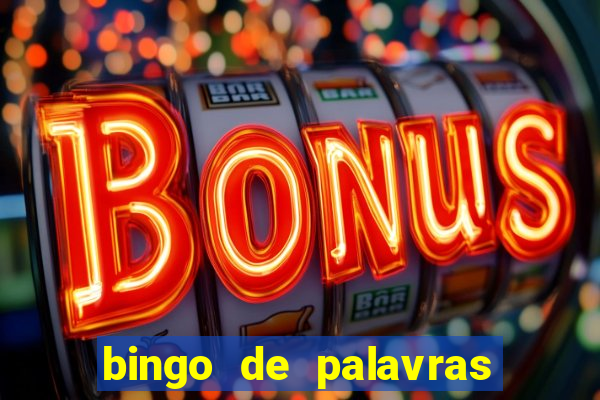 bingo de palavras cha de bebe